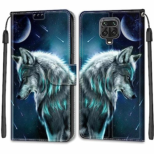 Carcasa para Xiaomi Redmi Note 9S / Redmi Note 9 Pro/Redmi Note 9 Pro MAX,Funda Magnética con Tapa,Carcasa de la Cartera del tirón de la PU para Xiaomi Redmi Note 9S / Note 9 Pro/Note 9 Pro MAX