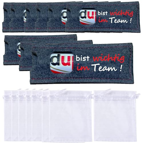 MKISHINE 8pc double couche chocolat feutre Boîte cadeau, important dans l'équipe | cadeau de l'employé bien fait, merci cadeau de l'employé je n'ai pas de chocolat