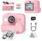 Camara Fotos Infantil instantaneas,Selfi Camara instanea,1080P 2,4''HD Video Camara Fotos Infantil para niños con Tarjeta SD de 32GB,Regalos de Juguete para niñas de 3 a 12 años Cumpleaños Navidad