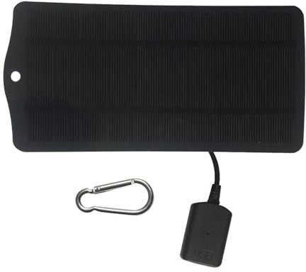 Solar Panel Charger for Phone | Portable Travel Solar Charger for Smartphones, Tablets and USB Devices | Outdoor Mobile Solar Charger for Camping, Hiking, and Emergencies | Ideal para -The- Power