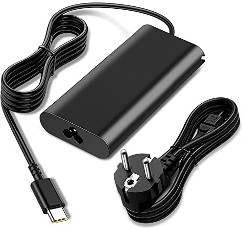 Goodovo 130W USB C laddare kompatibel med Dell Precision 5530 2-i-1, 5550, 5570, 5750, 3550, 3551, XPS 15, 17 2-i-1, 9575, Latitude 7410, 7310, 7210, 9410, 9510, 9575, 5420, 5520, typ C-adapter