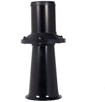 Autohupe 12V 110DB, antike Weinlese alte Art Fahrzeug Boots Selbstlastwagen laute Warnungs Horn Sirene AHH OOO GAH AHOOGA OOGA(Schwarz) MEHRWEG VERPACKUNG