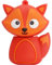 BorlterClamp 32GB USB-Stick in Form Einer Fuchs Neuartiges und Süßes USB-Flash-Laufwerk Speicherstick für Externe Datenspeicher