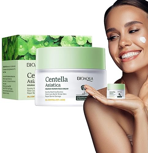 Centella Asiatica crema | Crema viso idratante e riparante per le donne, 50 g Comfort Centella Crema idratante viso per pelle secca – riparante Pologmase