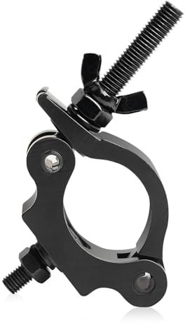 Stage Lighting Clamps for Truss Clamp for Lights, 40-52mm Dj Light Clamps for Lighting Truss, Load 100kg Half Coupler g Hook for Disco Lights Brackets