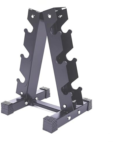 EIGFOH Soporte para Mancuernas de 3 Niveles Soporte de Almacenamiento para Mancuernas,soporte para pesa almacenable Mancuernas de 100 kg kit de mancuernas,Adecuado para gimnasios,fitness en casa