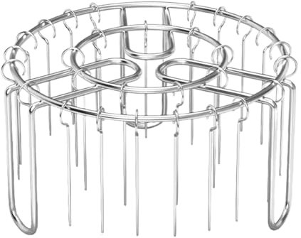 Raccolmo Di Spiedini Grigliati, Rastrelliere Per Barbecue In Piedi, Spiedini Inossidabile, Adattamento Versatile, Pulizia Modernizzata, 16,5x9,5 Cm Per Salsicce Barbecue, Gamberi, Pesce, Mais