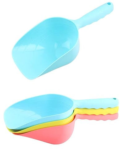 Mikikit Pelle à Litière pour Chat en Plastique, Rangement Compact