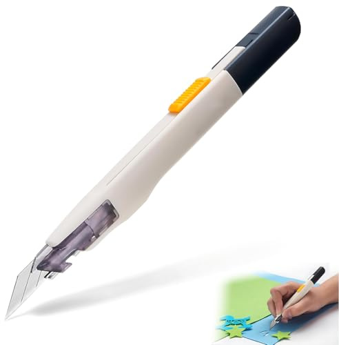 Cúter de alta precisión LACHT, cuchilla multiusos con hoja de 30 grados - Artes, manualidades, modelismo, cortador de papel, bisturí, cortador para modelismo (1 cúter)