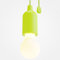 greate LED Lampe batteriebetrieben grün - Pull Light 1W mit Zugschalter inkl Batterien - kabellose LED Leuchte warmweiß - mobiles Licht ideal für Garten Zelt Camping Kleiderschrank Party Dekoration
