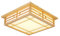 Japanische Deckenleuchte LED Lampen aus massivem Holz Tatami-Raum-Lampen-Lichter, Schlafzimmer Balkon Protokolle warmes Licht