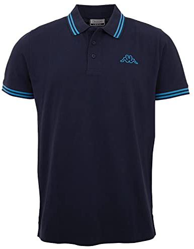 Kappa Herren Kurzarm Poloshirt STYLECODE: 709361 Aleot Men Poloshirt I Dress Blues I XL