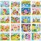 XINNIAN 20 Stück Mosaik Bastelsets Aufkleber für Kinder,Selbstklebende Mosaike mit Malerei Färbung für Kinder,Mosaik Aufkleber Kunst für Kinder,Mosaik DIY Crafts Kits für Kinder