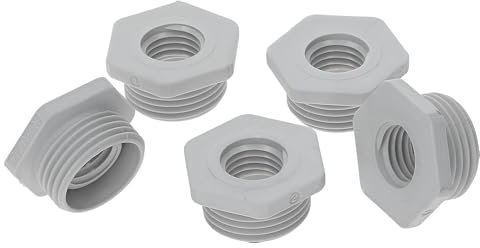 Kalitec G6201200 Riduzione M20/M12 Plastica Grigio Chiaro I Riduttore Pressacavo esagonale I M12 Filettatura interna I M20 Filettatura esterna I IP68