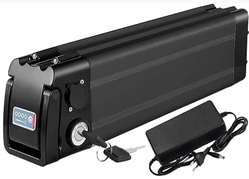 Batteria per bicicletta elettrica 36V 48V 10Ah 15Ah 20Ah,batteria 36V 48V E-Bike, con caricabatterie [Classe di efficienza energetica A] 36V 15Ah,2