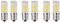 Iyalezirk Paquete de 6 Bombillas LED E17 Regulables de 4 W para Horno Microondas, Luz Diurna 6000 K 40 W Equivalente una HalóGena, Bombilla LED E17 de CeráMica