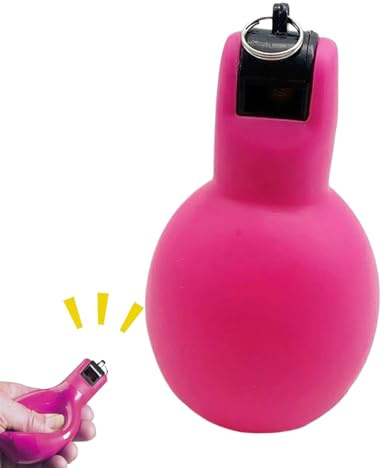 Pesoncarl Répassez Le sifflet 5x3 Pouces Portable PVC à Main avec Remplacement de Longe Fort pour Les entraîneurs, Les Enseignants, l'urgence, Le Plein air, Les Sports