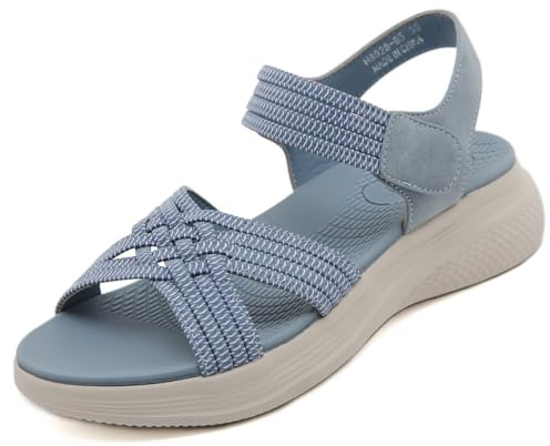 ZDQ Sandales Femme Été Confortable Orthopédique Chaussures, 35-42 EU