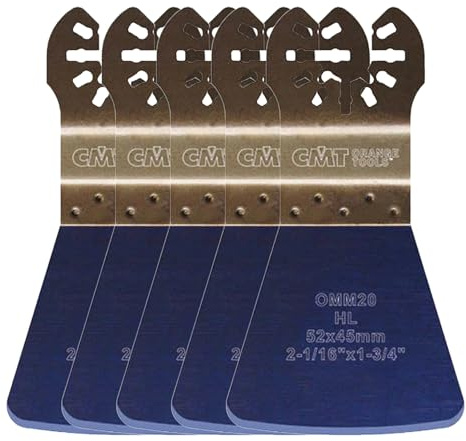 CMT OMM20-X5 5 Pcs Flexible Scraper For All Materials Quick Release Oscillator Multicutter,