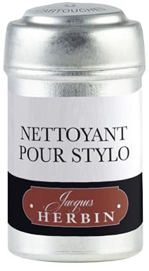 Jacques Herbin 20100T - Une boite de 6 cartouches de nettoyant pour stylo-plumes et stylos roller