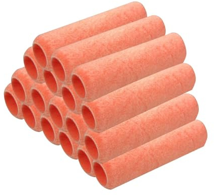 King Origin Paint Roller Covers, 18 Pack, 9 Inch Paint Roller, 3/8 Nap High Dense Roller Covers for Smooth and Textured Rough Surfaces