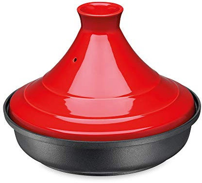 Spring Tajine - Tajine, diametro: 28 cm, colore: Rosso