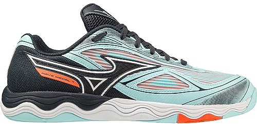 Mizuno Unisex Wellen-Medaille 7 Tischtennis, Tturquoise Cblue Soleil, 40.5 EU
