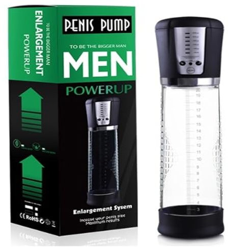Pompa di piacere per adulti Ingranditore del pene e aiuto all'erezione, display LCD pompa del vuoto ricaricabile