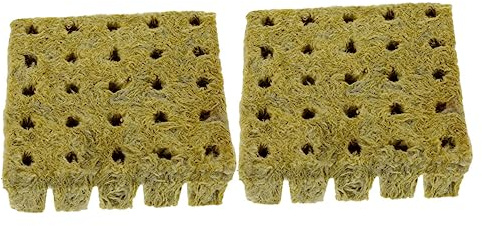 ibasenice 50piezas Bloque De Plántula De Corte Cubos De Cultivo para Vivero Tacos De Inicio De Cultivo Suministros De Jardinería Tierra Nutritiva para Esquejes