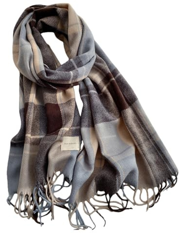 GWAWG Sciarpe per Coppie Moda Sciarpa Scialle Inverno Cashmere Sciarpe Caldo Lungo Grande Modello di Lana Sciarpa Per Inverno Autunno (Blue)