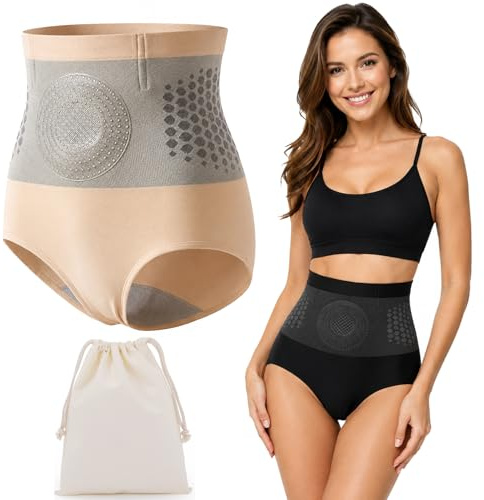 2026 Moringa & Berberine 4-in-1 Micro-Particle Sculpting & Fat-Burning Shorts, Pauraju Thermogenic Fat-Burning Sculpting Shorts, Seamless High Waist Tummy Shapewear for More Sculpted Look (Beige, L)