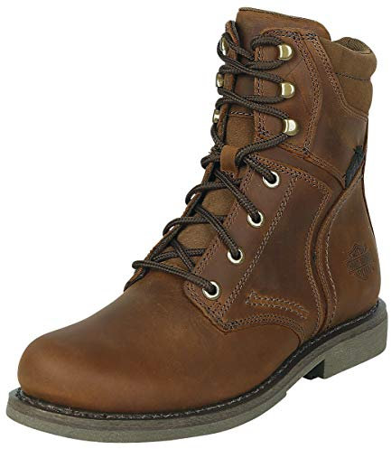 Harley Davidson Homme Darnel Cuir Marron Bottes 43 EU