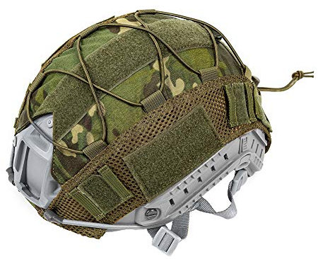 OneTigris Taktischer Helmüberzug Fast Helmbezug Helm Abdeckung für Ops-Core Fast PJ Helm in Größe M/L & OneTigris PJ/MH Helm in Größe M/L