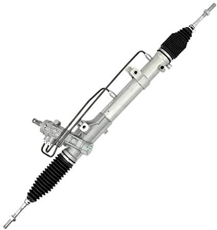 1x Servo Lenkgetriebe 2x Axialgelenk 2x Lenkmanschette Vorderachse für BMW3 E46 + Cabriolet + Coupe + Touring