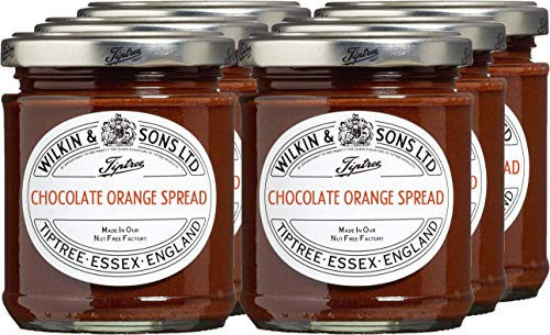 Wilkin & Sons Tiptree Case of Chocolate Orange Spread / 6 x 205g Jars / Suitable for Vegetarian, Coeliac Diets / Nut-Free and Palm-Oil Free