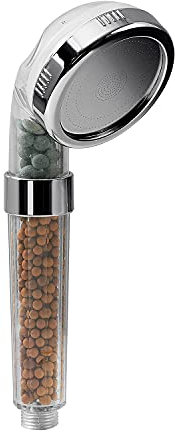 Gedy G-Top 04, Doccetta per Doccia 1 Getto Cromo Pure, Soffione Doccia in ABS con Finitura cromata, 5 Anni di Garanzia, Design R&S, Filtro Doccia antisabbia Incluso