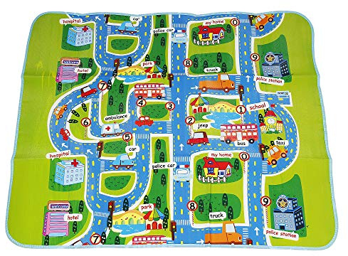 Spielmatte Baby Wärmeisolierend - Krabbelmatte Baby faltbar - Spielmatte Baby Schadstofffrei - geruchslos - umweltfreundlich - BPA frei & sicher für Ihr Kind