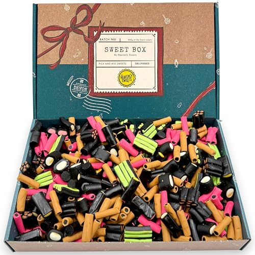 Heavenly Sweets | Liquorice Sweets Gift Box | Pick and Mix Allsorts Hamper | Premium Finnish Licorice 850g Assortment | Birthday Valentines Easter Fathers Day | Selection Men Women Adults
