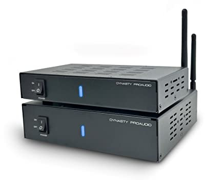 Dynasty PROAUDIO WSA-5RP-PLUS Wireless Surround Sound Rear Speakers Kit with 2 x 100W Amplifier Built-in (Metal Chassis Design)