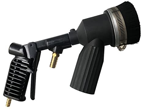 Bärbar sprutpistol, 28 Gallon Munstycke Sandbläster Gun Vacuum Recovery Sandblaster Munstycke Liten Sandblästringsmaskin DIY Spray Paint Kit