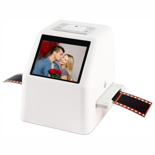 MegLob Scanner di Pellicola Digitale, Negativi E Scanner per Diapositive con Schermo LCD da 2,4 Pollici, Digitalizzatore di Scanner di Pellicole Professionale, Scanner per Diapositive 22MP
