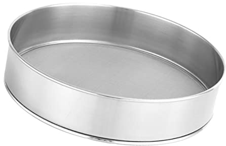 TIDTALEO Tamizador De Harina De Acero Inoxidable con Malla Fina para Hornear Pasteles y Espolvorear Azúcar Repostería