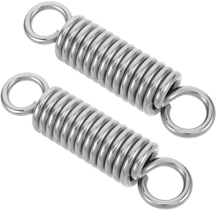 BESPORTBLE 2 Pièces Ressorts de Suspension Acier Inoxydable Ressorts de Traction Haute Résistance pour Chaise Suspendue et Balançoire Extérieure Silencieux Durables et Résistants Corrosion