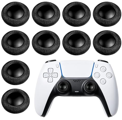 Tapas Antideslizantes para Joystick PS5 Y Mando PS4, Grips para Sticks Analógicos, Accesorios para Mando PS5, Juego De 8 Tapas De TPE para Pulgares