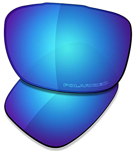 Saucer Lentes de repuesto premium para gafas de sol Oakley TwoFace OO9189 de alta definición, azul glaciar polarizado