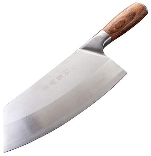 Couteau de cuisine chinoise 7 pouces Couteaux de cuisine chinoise Viande Légumes poisson Tranchelard super lame tranchante Rosewood Cleaver