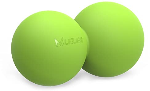 Double Lacross Ball Massage Ball Myofascia Ball Lightweight Fitness Body Fascia Massage Yoga Exercise Relieve Pain for Bodybuilding (Color : Green)