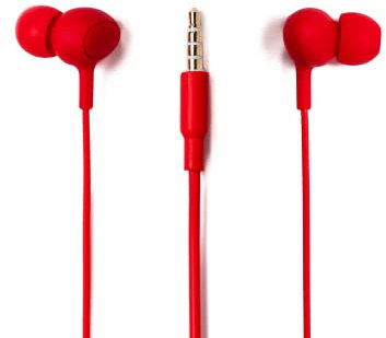 TELLUR Gamma Cuffie intrauricolari Wired con microfono (Rossa)