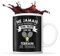 Mug Terrain de Tennis Prénom métier âge Personnalisable | Tasse drôle pour Tennisman | idée cadeau anniversaire Noël fête des Pères
