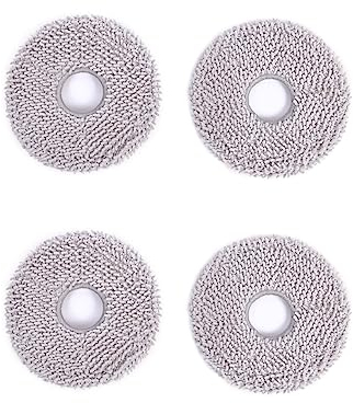 ECOVACS Panno lavabile per aspirapolvere e mocio DEEBOT X2 Omni/T20 Omni/T10 Omni/X1 Omni/X1 Turbo Series Robot Aspirapolvere e mocio, grigio